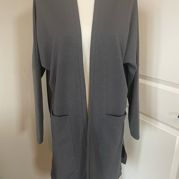 MPG sport master long open cardigan gray color size M - Picture 2 of 6